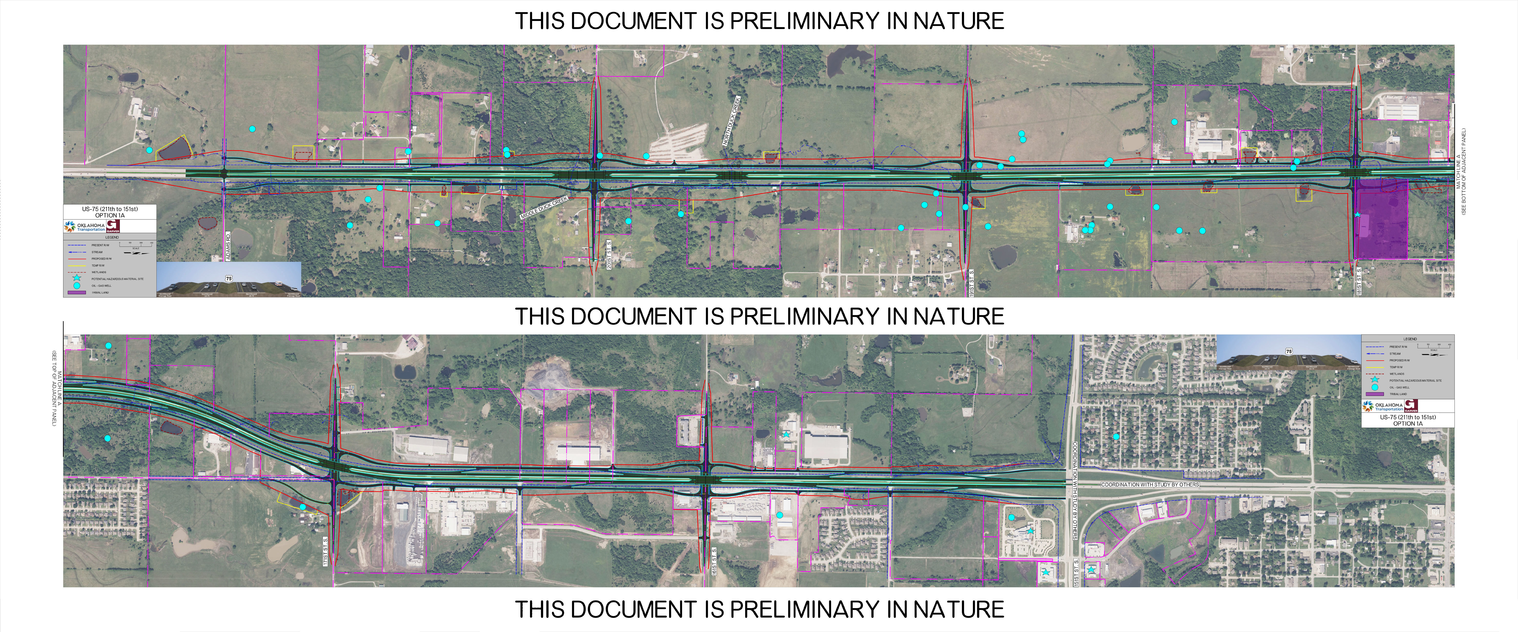 Click on graphic to view larger version of Option 1A.